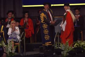 Self Esteem accepts honorary doctorate at the University of Sheffield and says journey of self-belief is “never over”