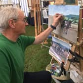 Farmer and artist, Malcolm Barker who will be taking part in the North Yorkshire Open Studios for the first time.