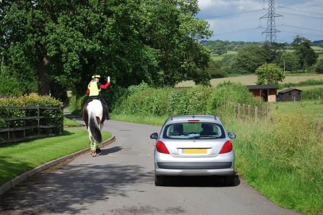 The British Horse Society is campaigning to make drivers more aware of changes to the Highway Code about allowing more space for horses when passing.