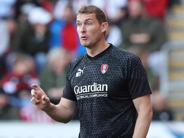 Season's aim: Matt Taylor manager of Rotherham United has laid out what he expects of his team entering the 2023/24 Championship campaign (Picture: Nigel Roddis/Getty Images)