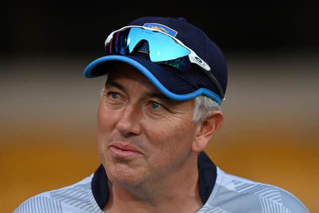MOTIVATION: Sri Lanka coach Chris Silverwood comes up against former team England in Bangalore in the World Cup on Thursday. Picture: Gareth Copley/Getty Images