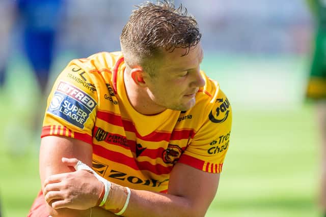 Josh Drinkwater's second Catalans Dragons stint ended abruptly (Picture: Allan McKenzie/SWPix.com)