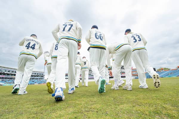 The Yorkshire players will be fired up to get the club's first victory of the season against Glamorgan following a frustrating start not helped by the weather. Picture by Allan McKenzie/SWpix.com