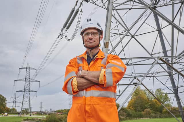 Guy Martin visits the National Grid training facility in Nottinghamshire. Photo: Ross Jarman, Channel 4