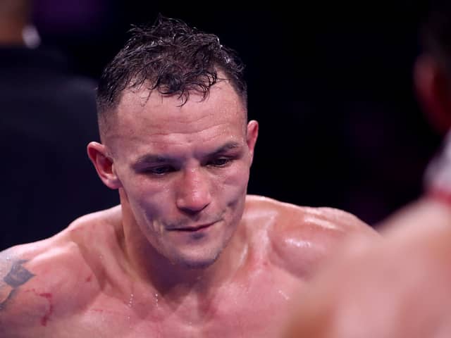 Josh Warrington was beaten by Leigh Wood. Image: James Chance/Getty Images