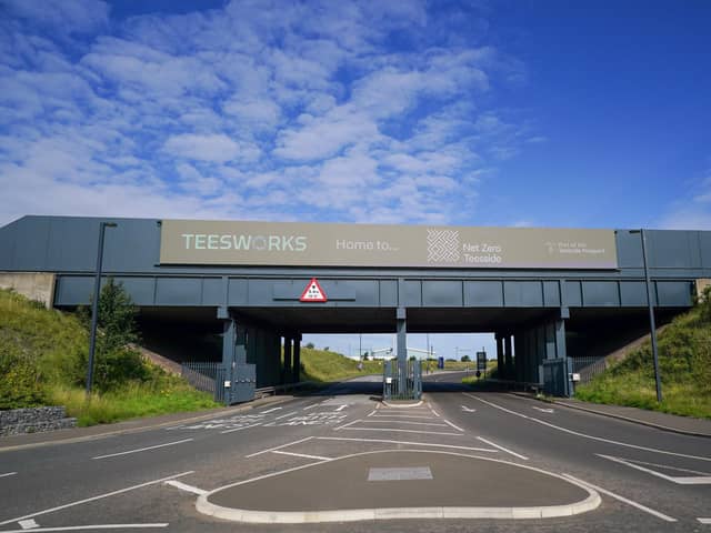 General view of the current main entrance to the TeesworkS.