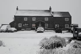 The Yorkshire Dales pub blanketed with snow. (Pic credit: Tan Hill Inn)