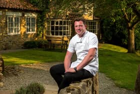 Chef Tommy Banks at the Black Swan,  Oldstead. His second restaurant Roots, in York, has been named as the best in the country.