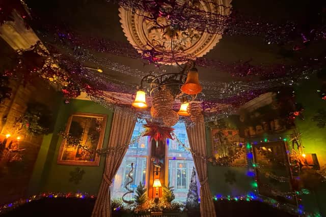Upstairs in The Golden Pineapple on Wood St in Wakefield