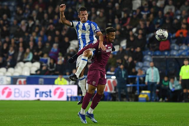SUISPENDED: Huddersfield Town captain Jonathan Hogg will miss Watford's Championship visit
