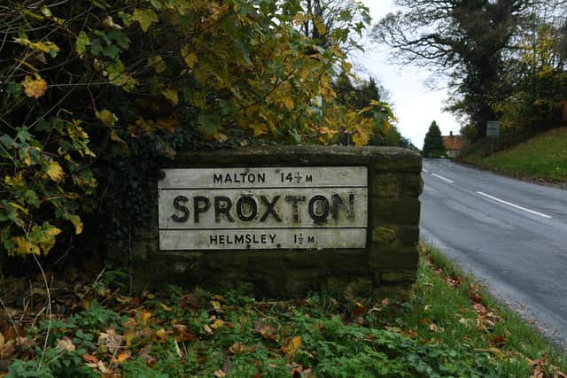 Sproxton near Helmsley in North Yorkshire is a village that has a sketchy but intriguing history.

Picture Jonathan Gawthorpe