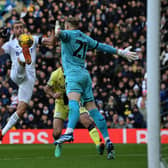 Leeds United's Patrick Bamford closes in on goal versus Preston. Picture: Jonathan Gawthorpe.