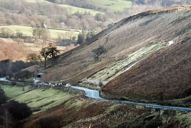 There have been five major landslips on the A59 Harrogate-Skipton road at Kex Gill since 2001.