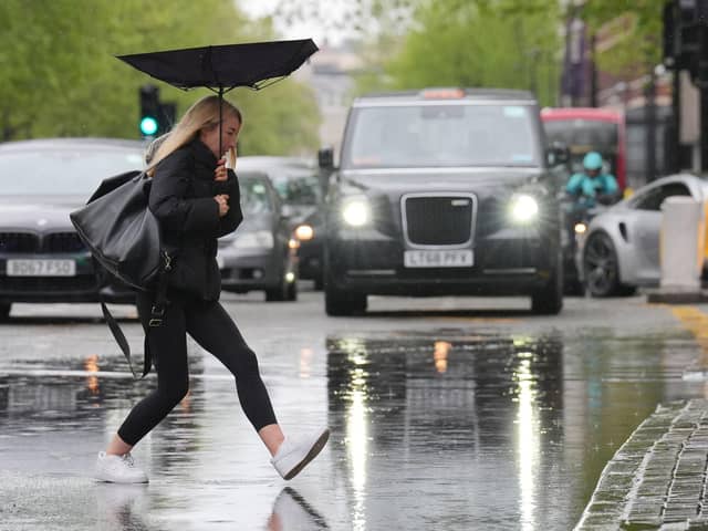 Retail sales dropped 4% in April versus the previous year, dampened by a spell of wet weather and an early Easter bank holiday. The year-on-year drop is set against a growth of 5.1% in April 2023, but was artificially worsened by the earlier timing of Easter, which previously pushed March sales unusually high, according to the British Retail Consortium (BRC)-KPMG Retail Sales Monitor. Photo, Jonathan Brady/PA Wire
