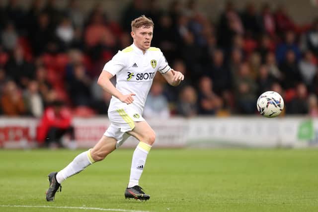 Leeds United midfielder Jack Jenkins has joined National League North side Scunthorpe United on loan. Image: Lewis Storey/Getty Images