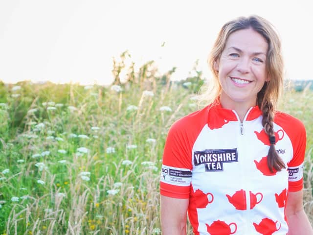 Kate Auld, who runs business The Personal Cyclist. Picture by Carl Summerscales.