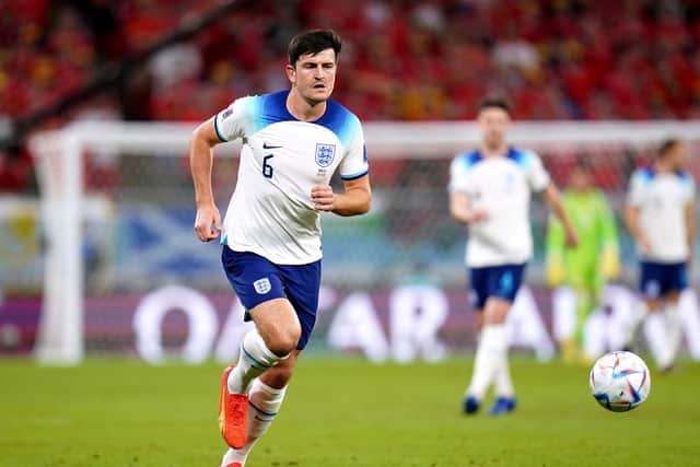 BACKING: England's Harry Maguire, pictured during Tuesday's Group B win over rivals Wales. Picture: Adam Davy/PA