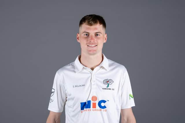 Ben Cliff took his maiden first-class wicket on day four in Cardiff. Picture by Allan McKenzie/SWpix.com