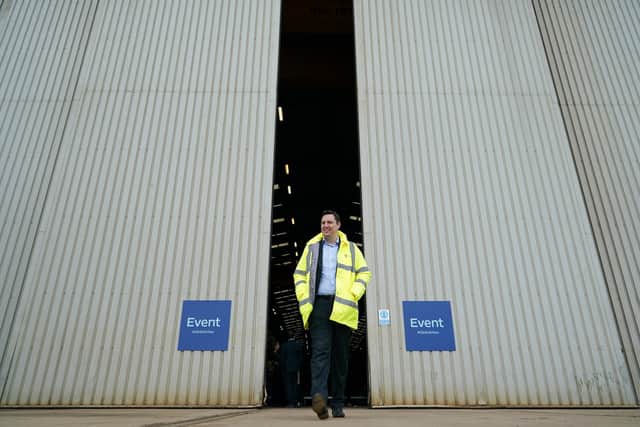 Tees Valley Mayor Ben Houchen photographed at the official launche of the Teesside Freeport on October 28, 2021. (Photo by Ian Forsyth/Getty Images)