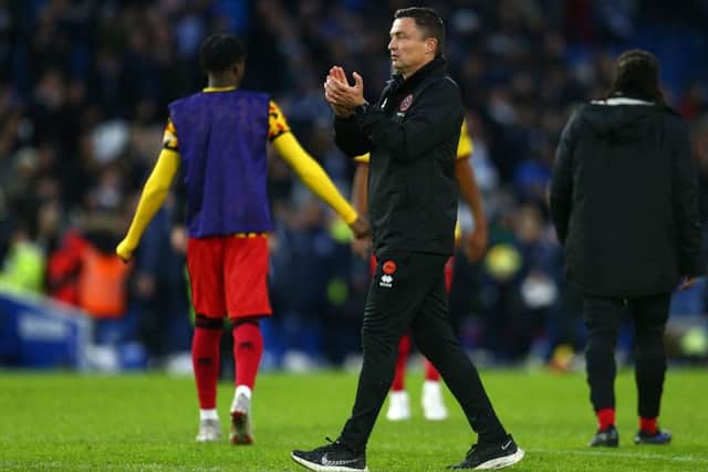 PRAISE: Paul Heckingbottom was pleased with Sheffield United's second half