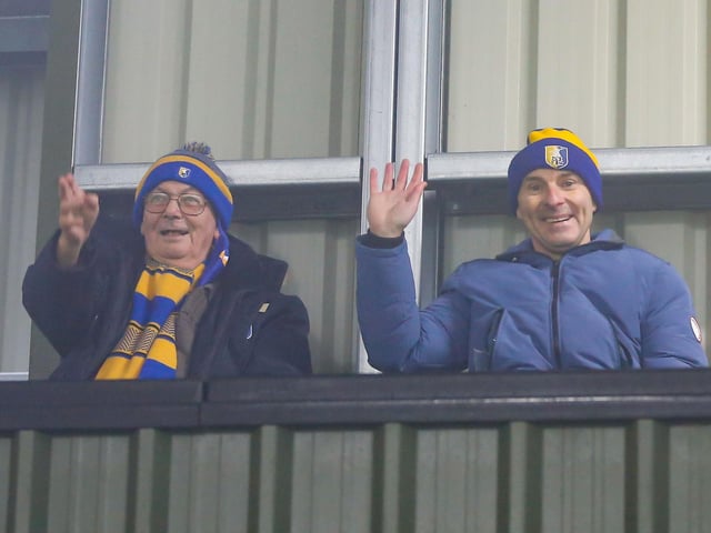Mansfield Town fans ahead of kick-off at Forest Green Rovers. Who can you spot?