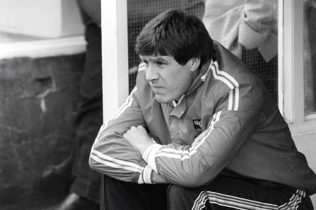 Rotherham boss Emlyn Hughes felt his side were going to give someone a hiding. Photo by Danny Brannigan/Hulton Archive