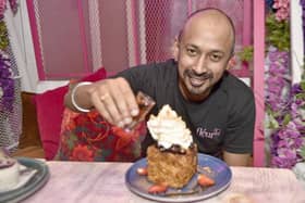 Bobby Geetha, chef at Fleur Cafe. (Pic credit: Steve Riding)
