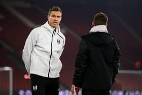 Bradford City caretaker-manager Kevin McDonald (left), pictured during the Premier League match at Southampton during his time at Fulham in 2019. Picture: Mark Kerton/PA Wire.