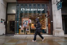 A person walks past The Body Shop store on Regent Street, central London, which is one of another 75 UK stores due to shut within the next six weeks, with the loss of 489 jobs. The high street skincare and cosmetics chain tumbled into administration earlier this month. The Body Shop was founded in 1976 by Anita Roddick and her husband Gordon as one of the first companies to promote so-called ethical consumerism, focusing on ethically produced cosmetics and skincare products. Lucy North/PA Wire