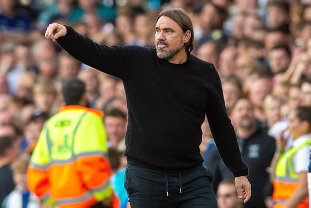 Making it count: Time of possession will be key for Daniel Farke's Leeds United at Leicester. They have created more chances from less time on the ball than the runaway Championship leaders. (Picture: Bruce Rollinson)