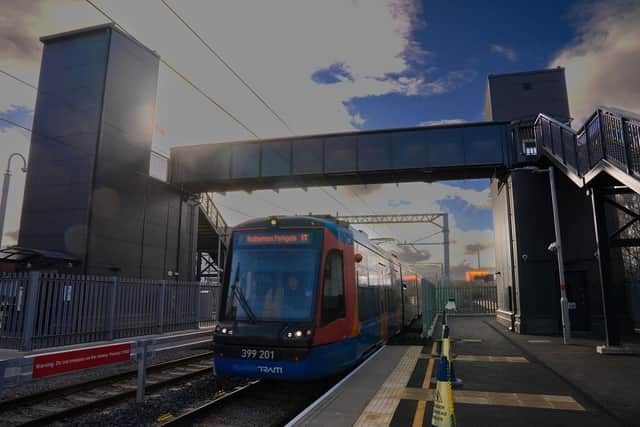 Magna Tram Train Station. (Pic credit: South Yorkshire Mayoral Combined Authority)