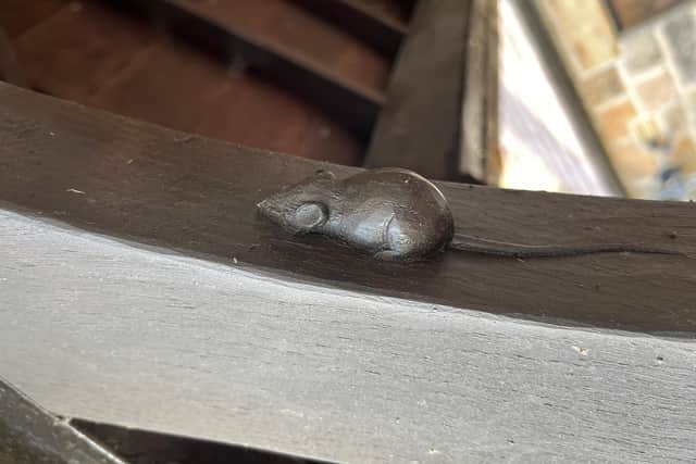 One of the Mouseman mice which can be found all over the house