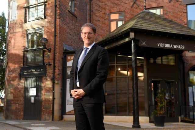Tony Danker the CBI Director General, pictured at the Embankment, Sovereign Street, Leeds.. .Picture by Simon Hulme