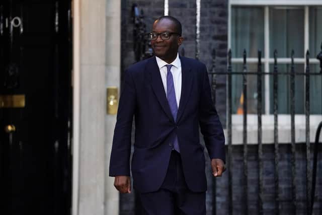 Newly installed Chancellor of the Exchequer Kwasi Kwarteng leaving Downing Street, London, after meeting the new Prime Minister Liz Truss. Picture date: Tuesday September 6, 2022.