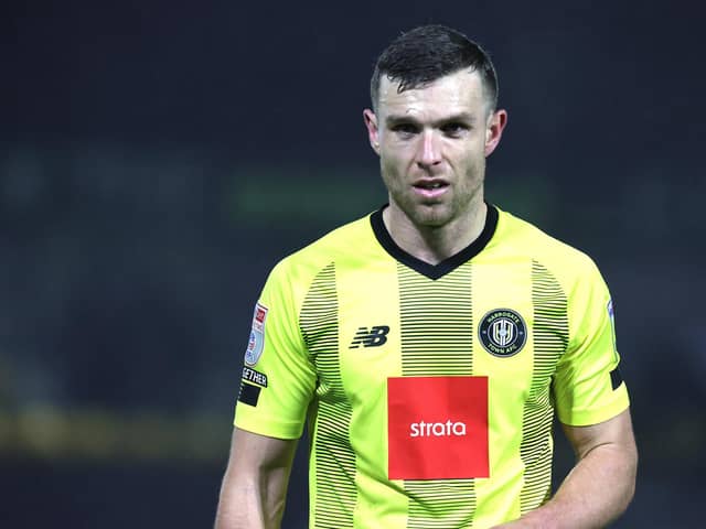 Jack Muldoon of Harrogate Town scored a 92nd-minute winner (Picture: Pete Norton/Getty Images)