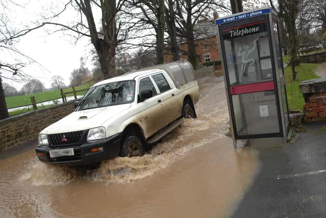 Flooding in Bishop Monkton in 2012