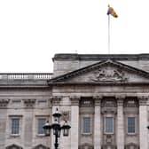 The Royal Standard flies at full mast over Buckingham Palace in London. King Charles III has been diagnosed with cancer. PIC: James Manning/PA Wire
