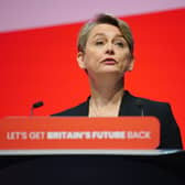 Shadow home secretary Yvette Cooper speaking during the Labour Party Conference in Liverpool.