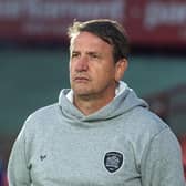 TOUGH TIMES: Barnsley head coach Daniel Stendel. Picture: Tony Johnson.