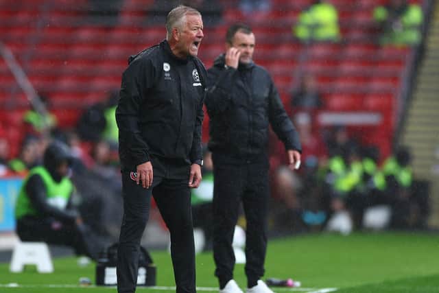 FINGERPRINTS: Chris Wilder insists Sheffield United do not make decisions on his coaching staff without him (Image: Simon Bellis / Sportimage)