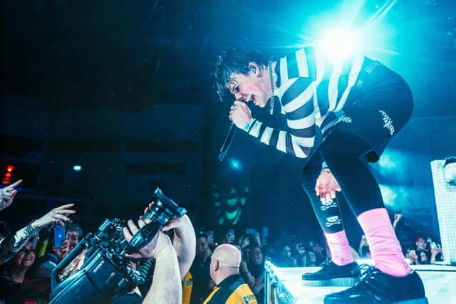 Yorkshire artist Yungblud in concert in Cardiff. Picture: Tom Pallant.