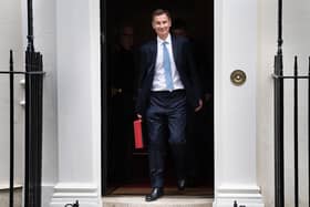 Library image of Chancellor of the Exchequer Jeremy Hunt leaving 11 Downing Street, London, with his ministerial box before delivering his Budget at the Houses of Parliament. Picture: Stefan Rousseau/PA Wire