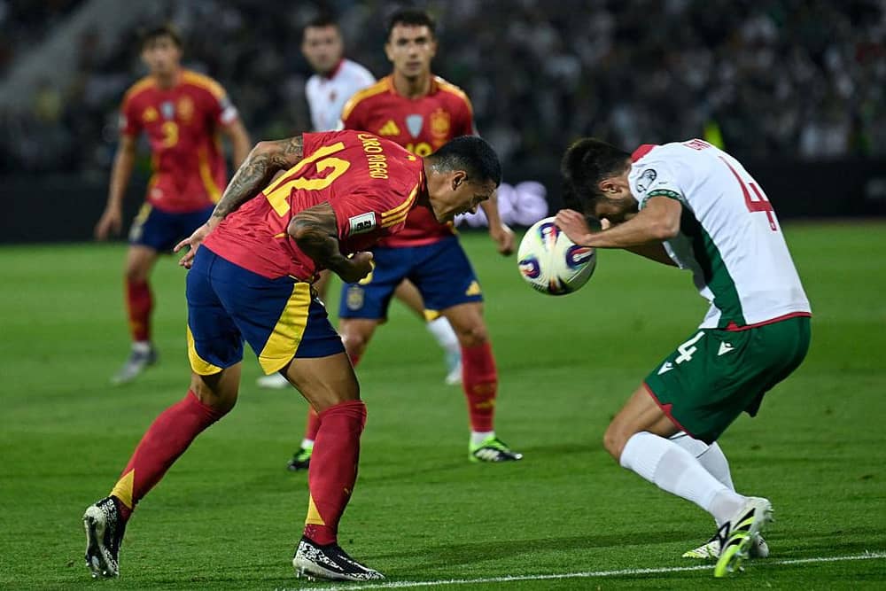 PROBLEMS: Bulgaria' midfielder Ilia Gruev was not fully fit after playing against Spain last week (Image: NIKOLAY DOYCHINOV/AFP via Getty Images)