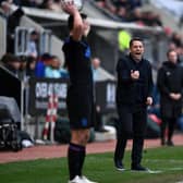UNHAPPY: Rotherham United coach Leam Richardson says his team does not represent him