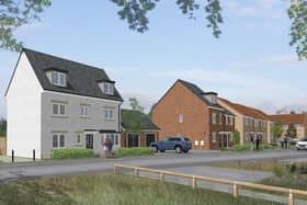 Work on a new £19.5m affordable housing development near Bedale will get underway this month. Picture supplied by Keepmoat.