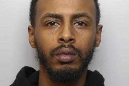 Heroin and crack cocaine dealer Adnan Jama , 26, formerly of Carwood Grove, Burngreave, was jailed for five years and seven months for dealing. 
He was first caught by police with drugs when he was a passenger in a car and on a second time during a visit to his former home.
Police stopped a VW Golf car on Earl Marshal Road, Fir Vale, Sheffield, on July 5, 2020, and discovered Jama had £1,490 in cash, crack cocaine, heroin and cannabis.
After Jama was released under investigation, police visited his home on January 1 following a report of an assault and found the defendant hiding in a cupboard.
Officers discovered heroin and cocaine at the property as well as cannabis all valued at £960 along with high-valued clothes and £1,430 in cash.
He admitted two counts of possessing crack cocaine with intent to supply, two counts of possessing heroin with intent to supply and two counts of simply possessing cannabis.