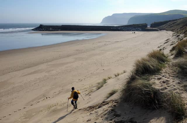 Cattersty Sands at Skinningrove, known as a "secret beach" by those who know and love it. Picture Tony Johnson.