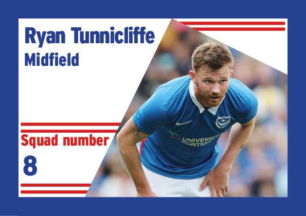 Joe Morrell's suspension will see Tunnicliffe given a chance to dislodge him. Came from the bench against Burton and may have to do so again.