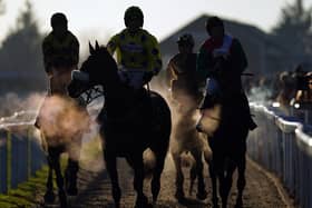 Runners and riders after the Dahlbury Handicap Chase on day one of The International meeting at Cheltenham Racecourse, Cheltenham. (Picture: David Davies/PA Wire)