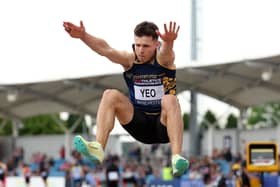 Archie Yeo of Kingston Upon Hull is out for glory in the triple jump this weekend in Birmingham (Picture: Matt McNulty/Getty Images)